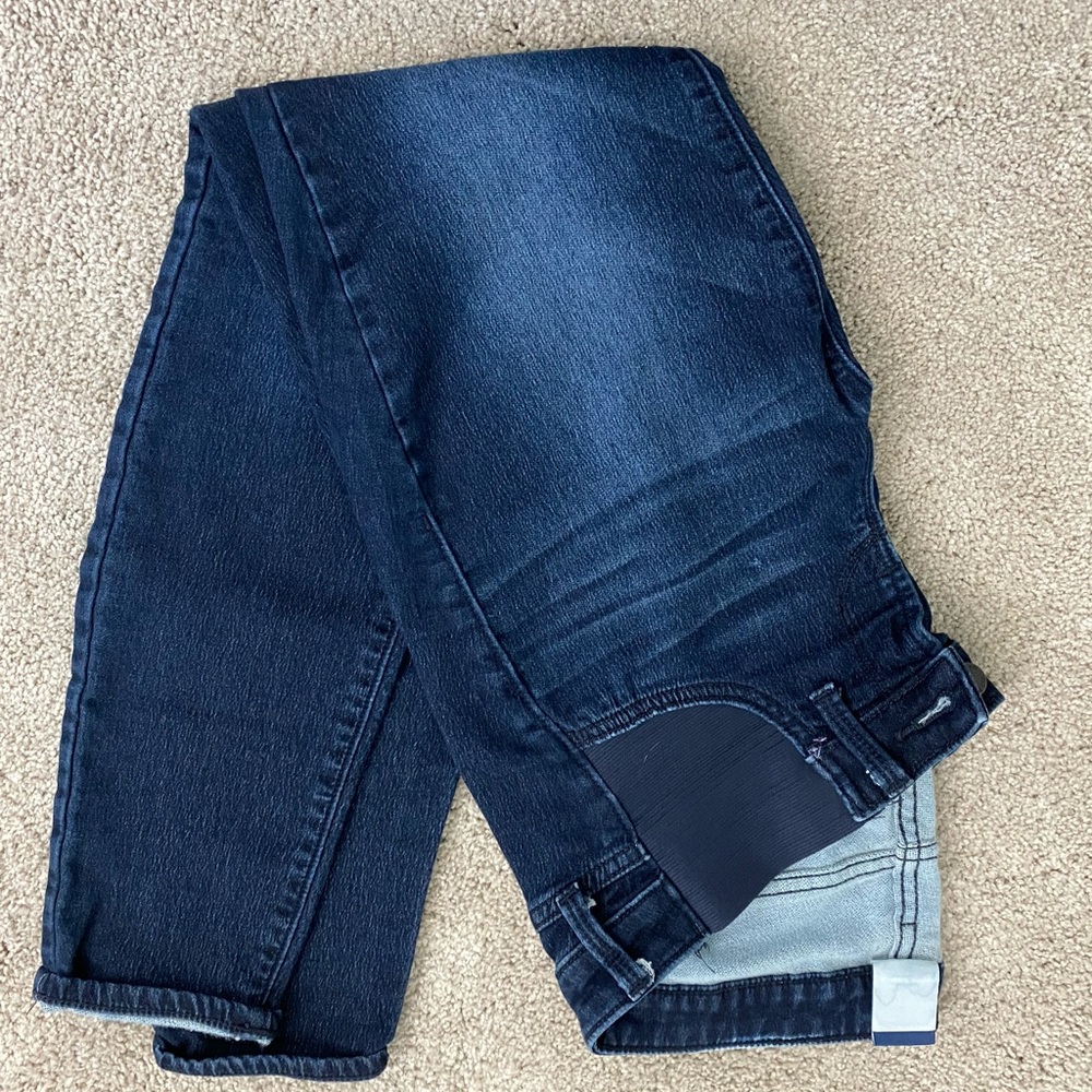 Old Navy Rockstar side panel maternity skinny jean